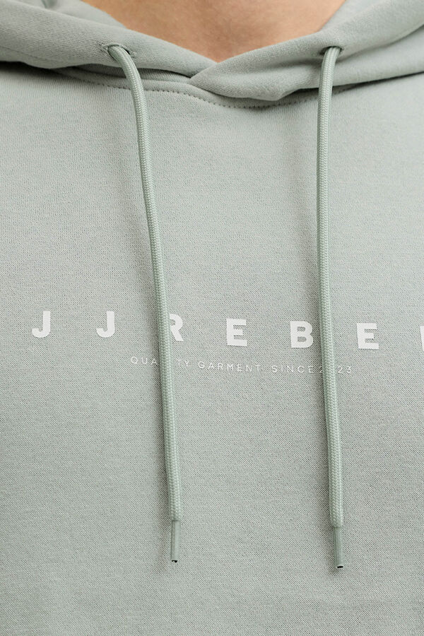 JJ REBEL Sudadera con capucha b&aacute;sica turquesa