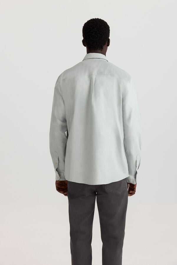 Springfield Chemise oxford l&eacute;g&egrave;re vert