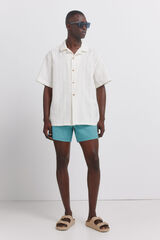 Springfield Striped seersucker swimwear blue