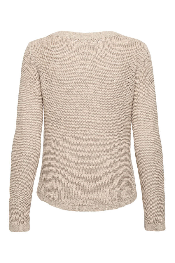 JDY Round neck jumper brown