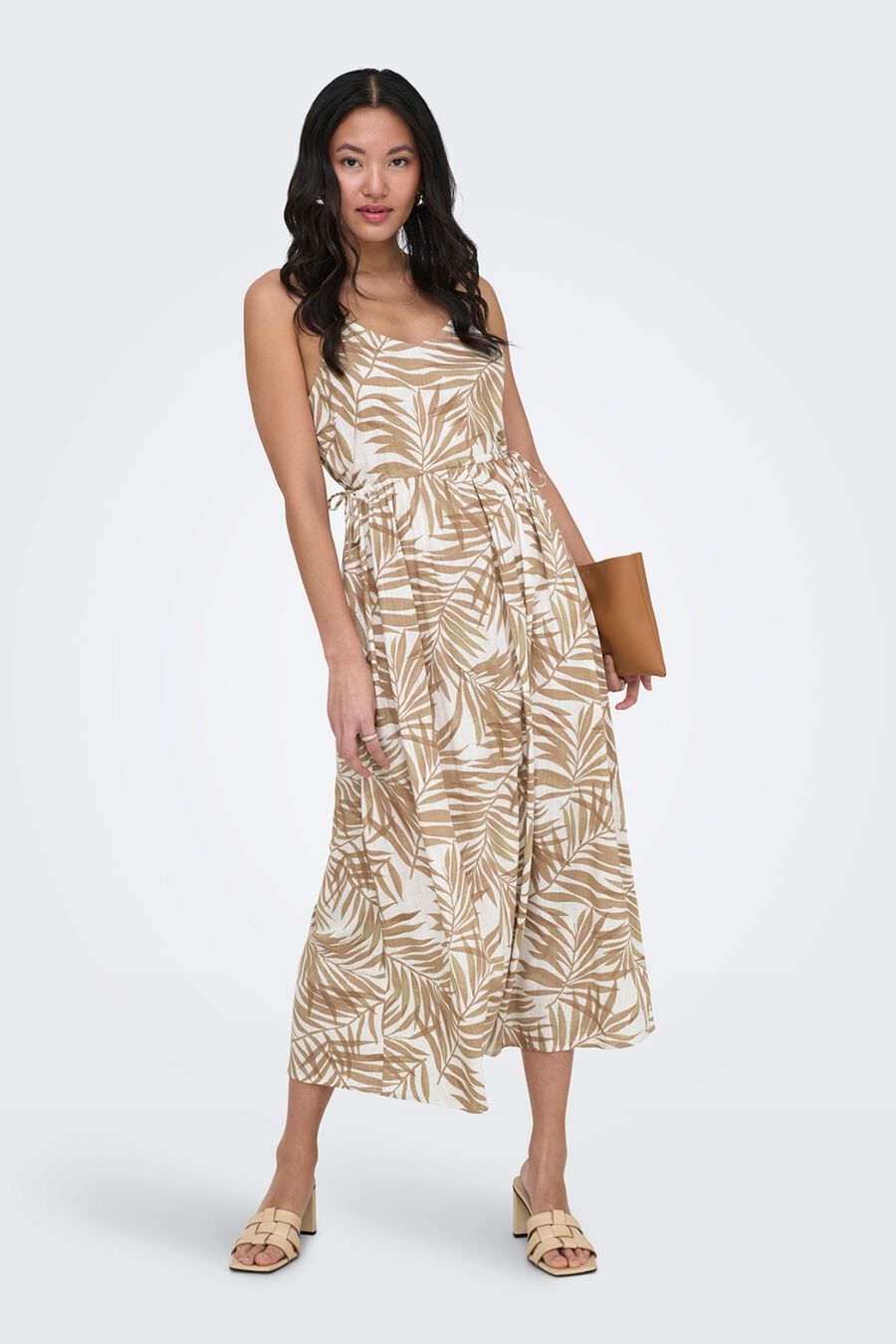 Vestido largo de lino