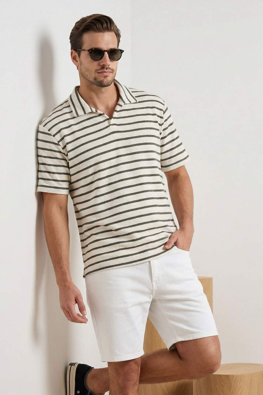 Polo de rayas regular fit