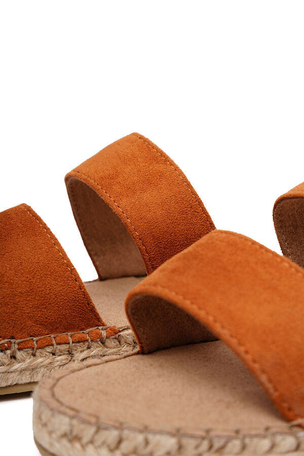 Paez Paez Sandal Straps Vegan Suede Camel brown