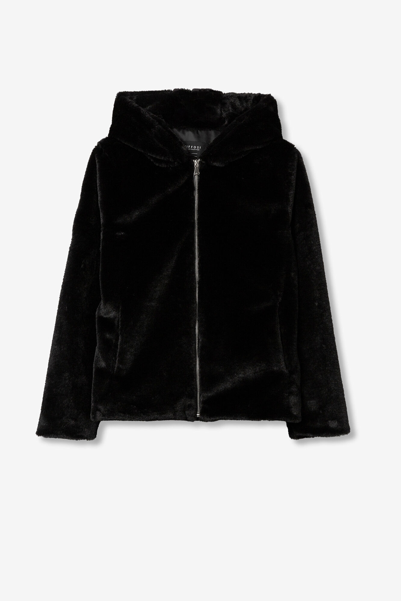Relaxed Faux Fur Coat