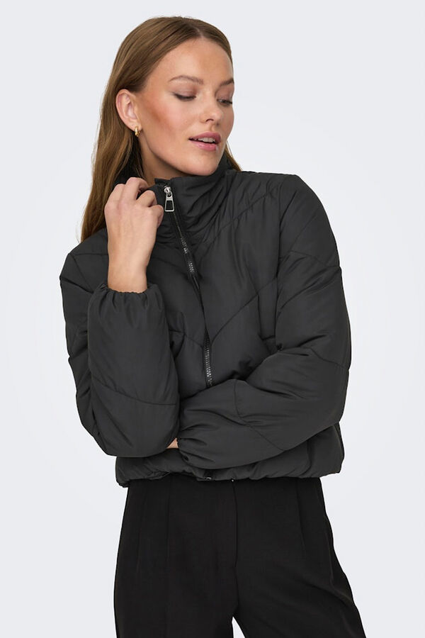Only Kurze, gepolstert Jacke Schwarz
