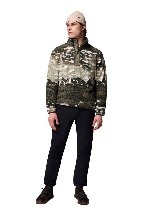 Columbia Fleece with snaps blue