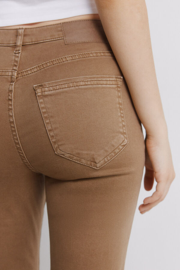 Springfield Kick flare jeans color nude