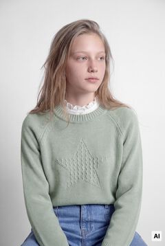 Springfield Kids Girl's star jumper