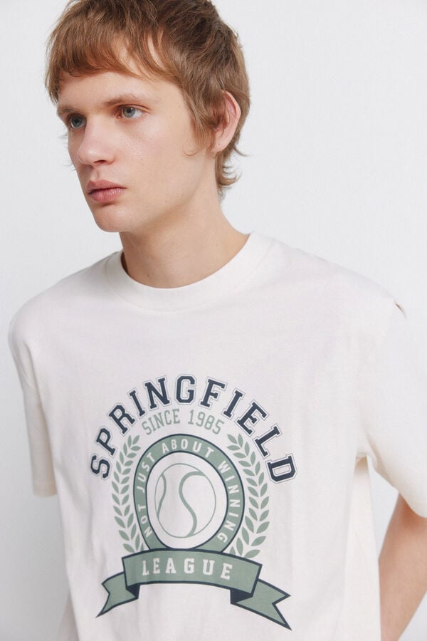 Springfield Sport logo T-shirt white