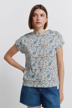 Springfield Printed button T-shirt