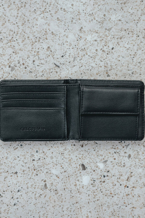 Celopman Cartera con tarjetero negro