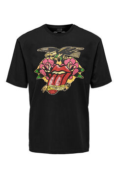 Springfield Short-sleeved Rolling Stones t-shirt black
