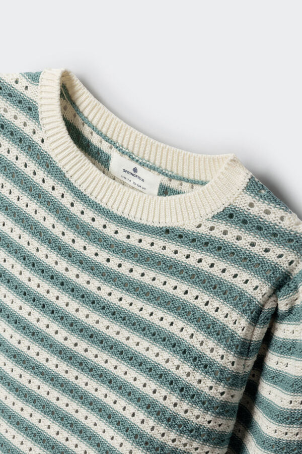 Springfield Kids Jersey rayas ni&ntilde;a estampado