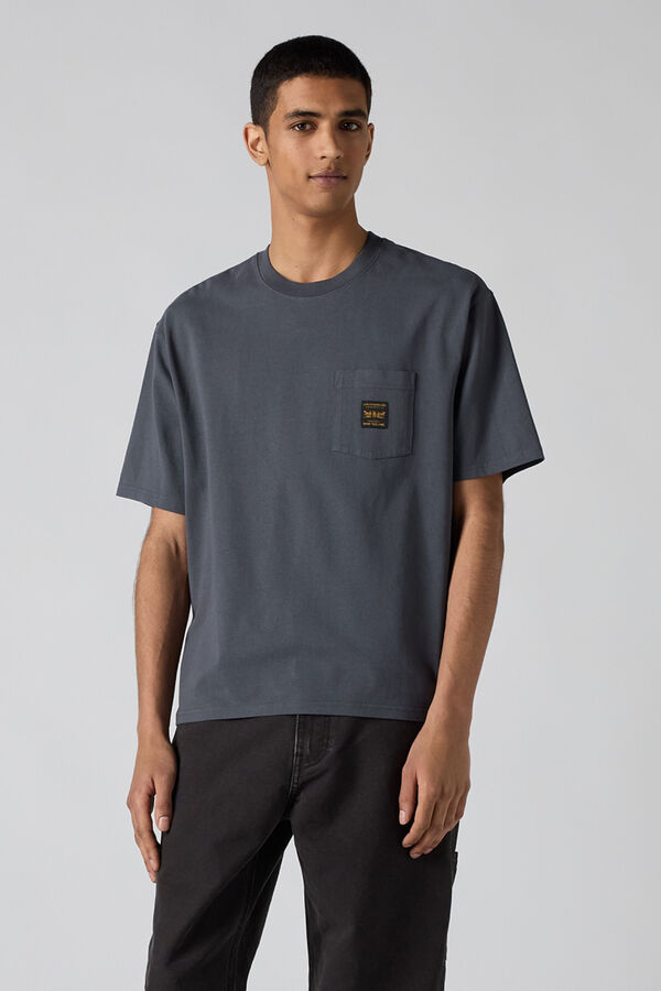 Levi's Short sleeve T-shirt with pocket grey