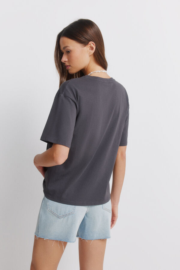 Springfield T-shirt manches courtes tropical gris