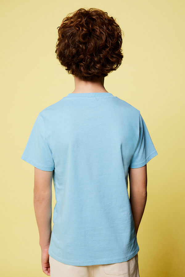 Springfield Boy's Summer Vibes T-shirt royal blue