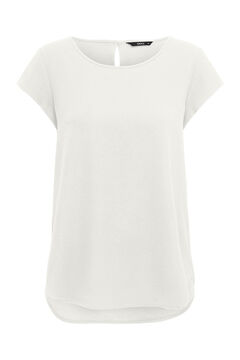 Springfield Short-sleeved round neck T-shirt white