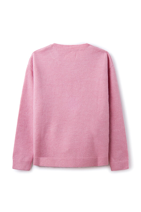 Springfield Lány sztár pulóver rózsaszín