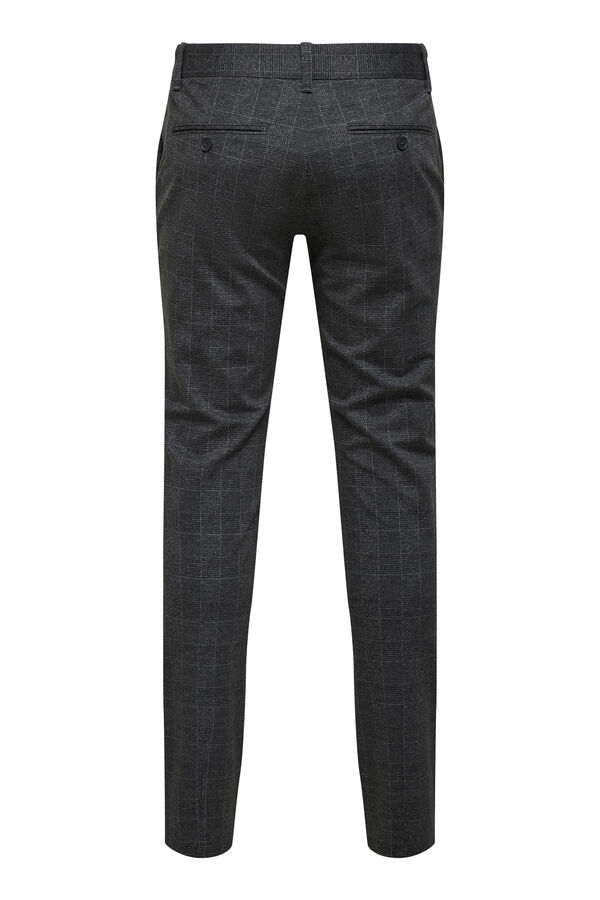 Springfield 5-pocket tapered fit trousers noir