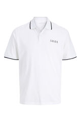 Jack & Jones Polo de corte regular branco