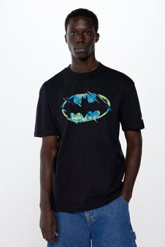 Springfield Batman logós póló fekete