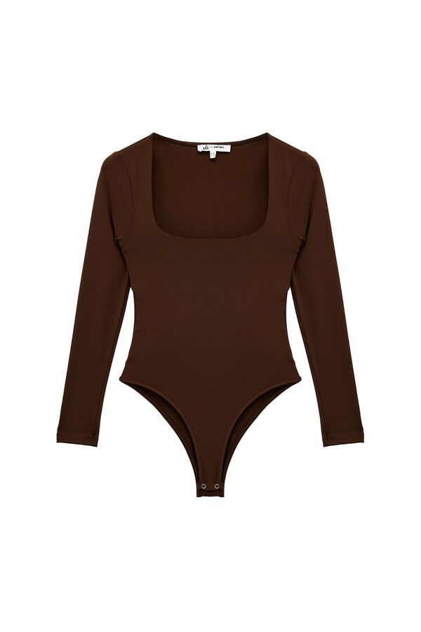 Koton Bodysuit with snap fastening nude