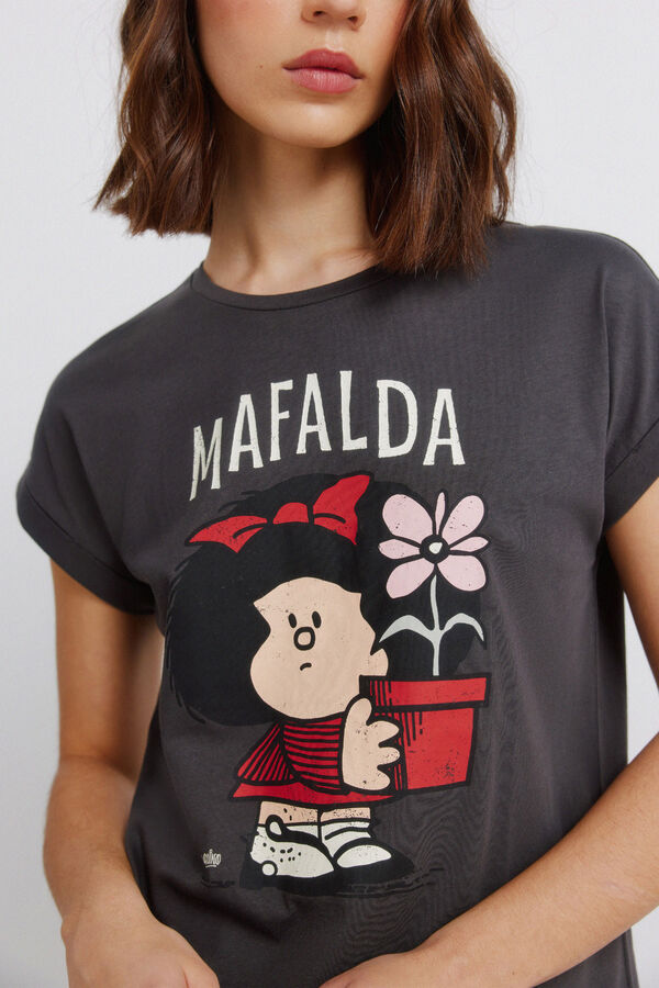 Springfield T-shirt Mafalda grey