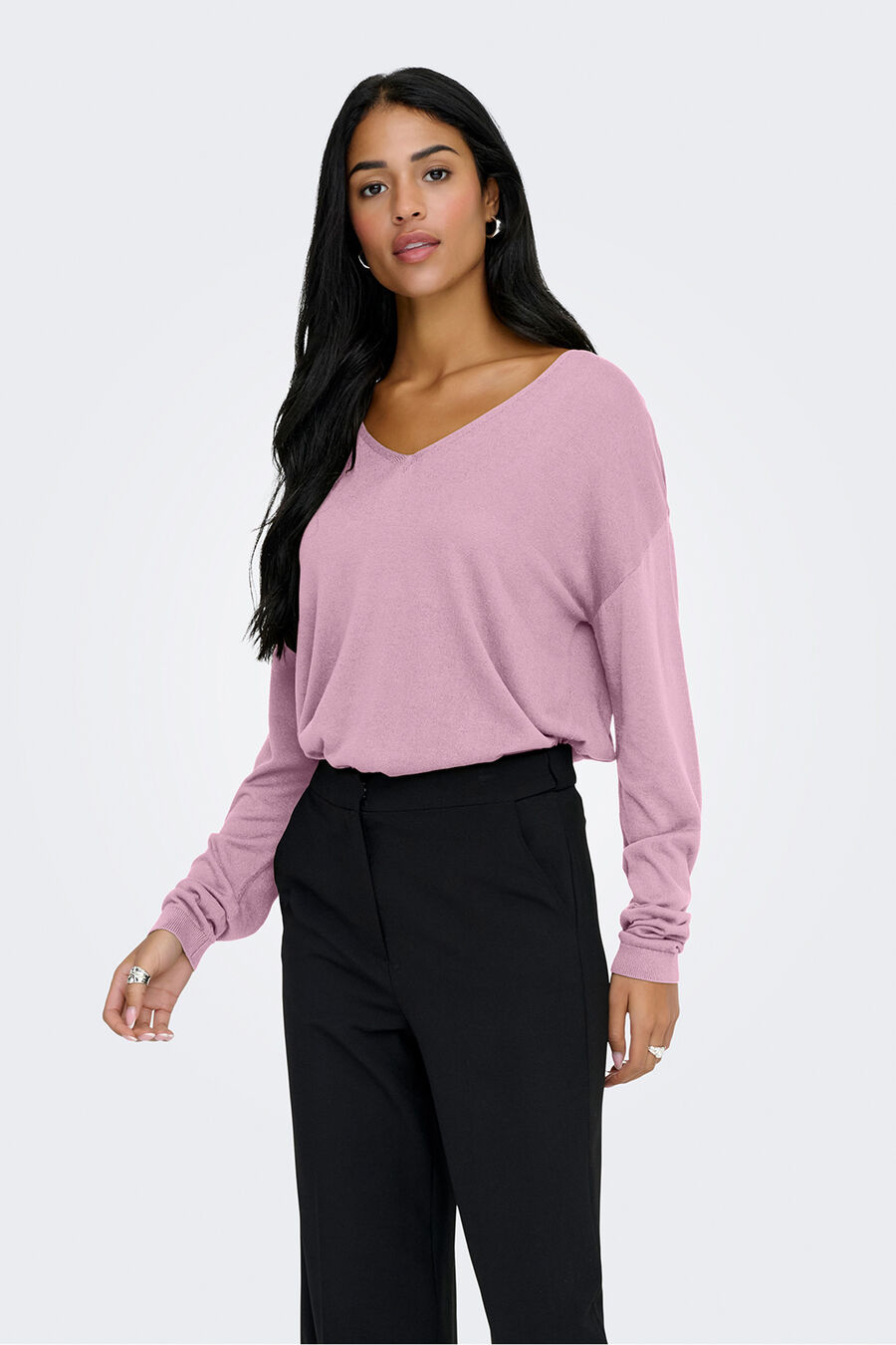 Jersey fino cuello pico