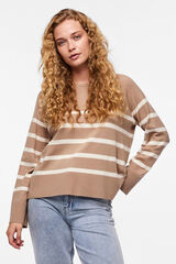 Pieces Knit jumper nude
