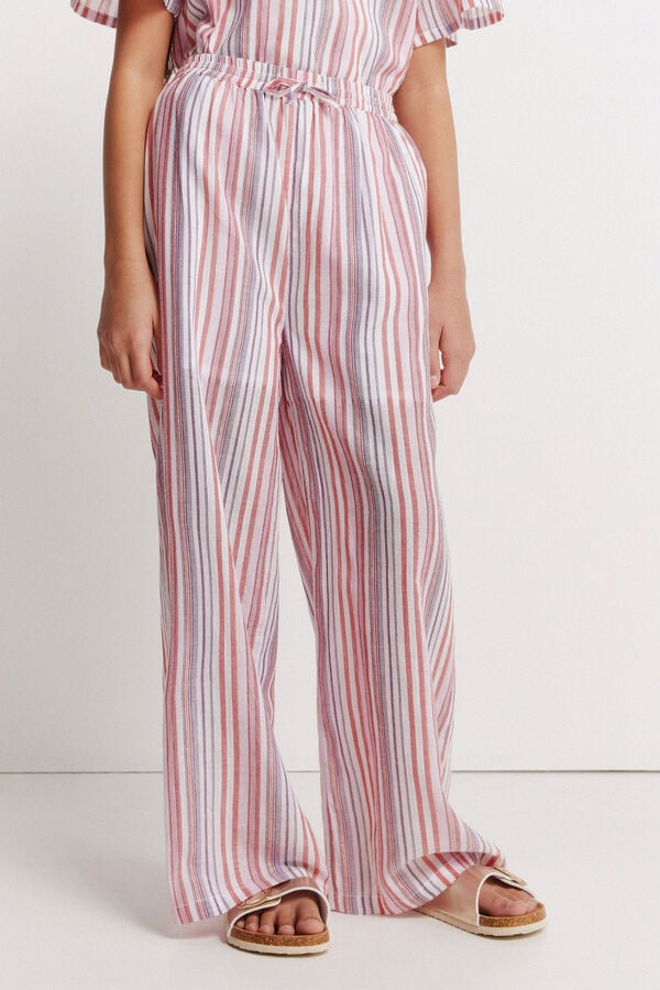 Springfield Kids Lurex pantalone za devojčice Ljubičasta