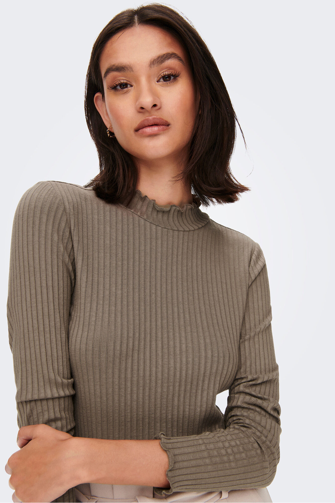 JDY Bord&aacute;zott hossz&uacute; ujj&uacute; p&oacute;l&oacute;