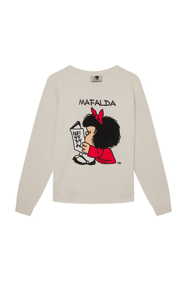 Springfield Sudadera "Mafalda" beige
