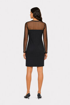 Noisy May Vestido ajustado con transparencias