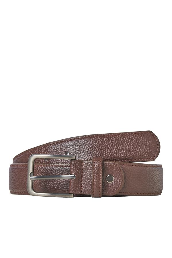 Jack & Jones Faux leather belt brown