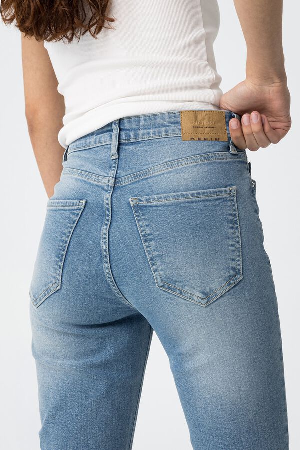 Tiffosi Jeans Megan Cropped Flare azul