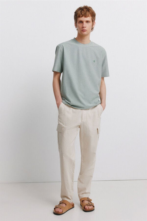 Springfield Oxford T-shirt green