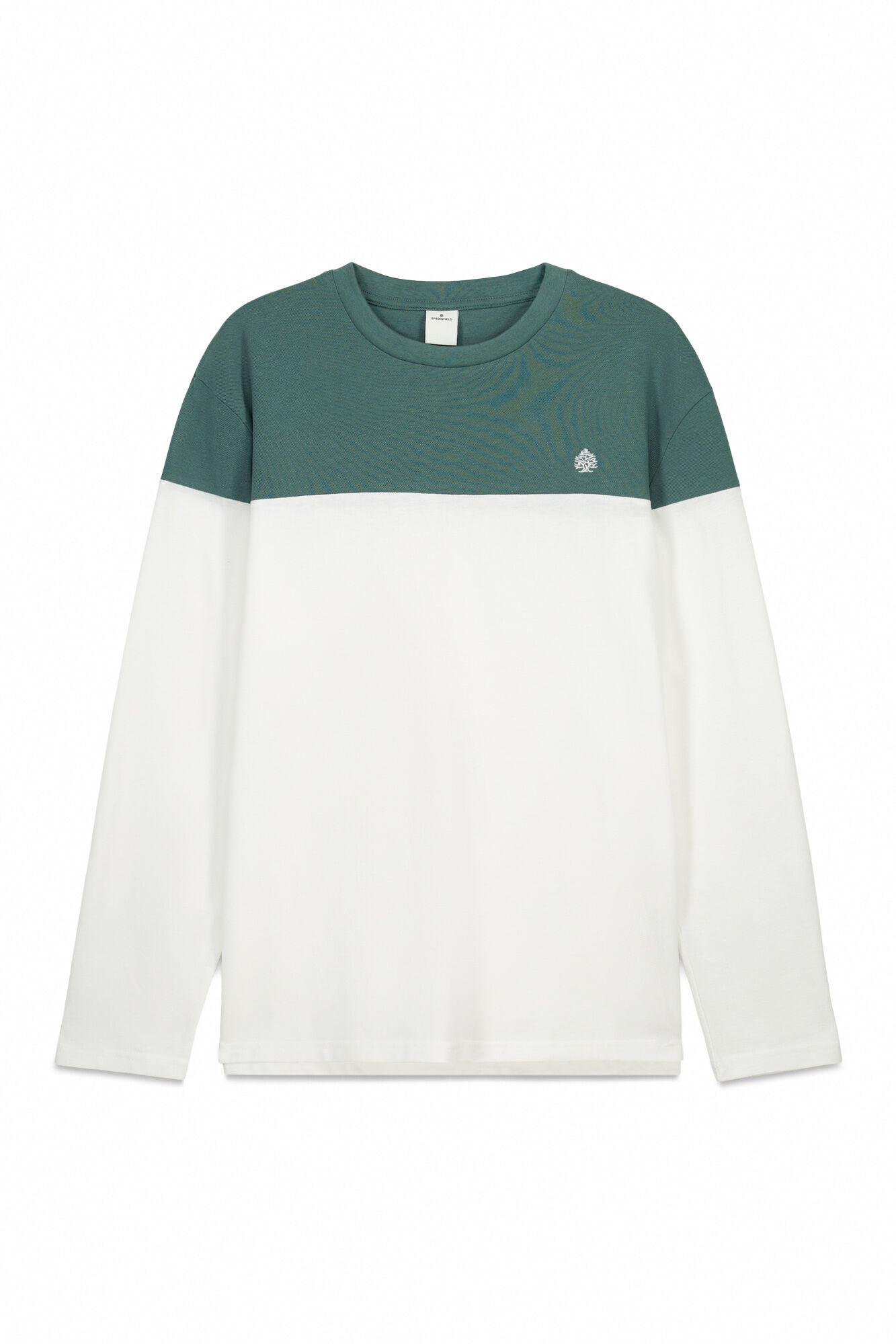 Springfield Color block long sleeve T-shirt
