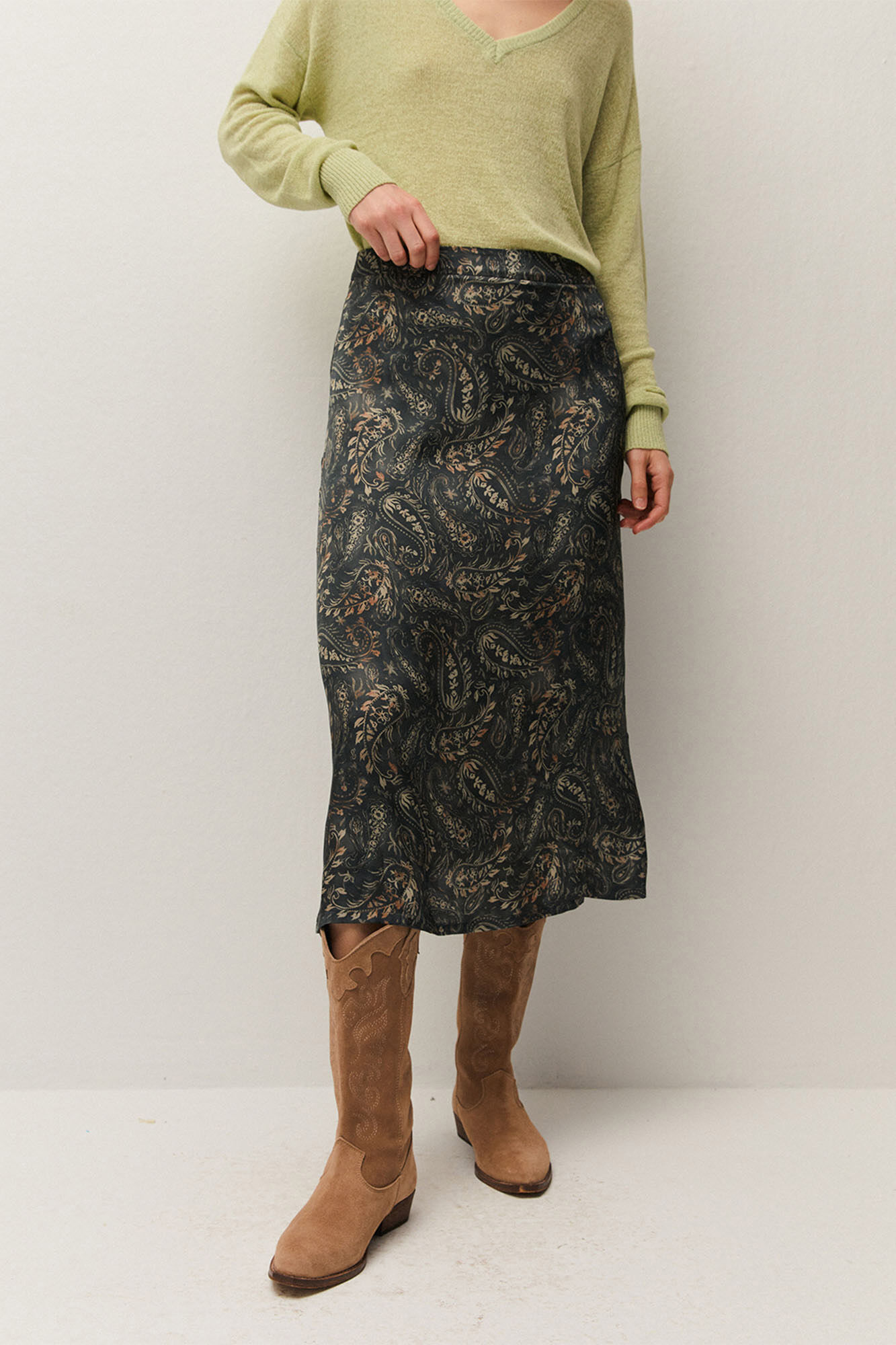 Systemaction Falda con un estampado pashley