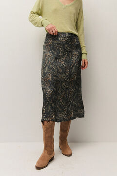 Systemaction Falda con un estampado pashley