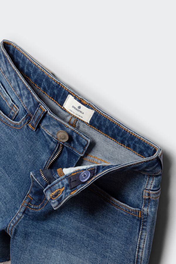 Springfield Kids Cal&ccedil;&otilde;es de ganga de renda para menina azul