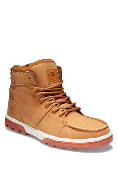 Springfield Woodland - Sherpa Lined Leather Boots for Men pedra