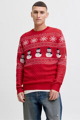 Jack & Jones Christmas jumper red