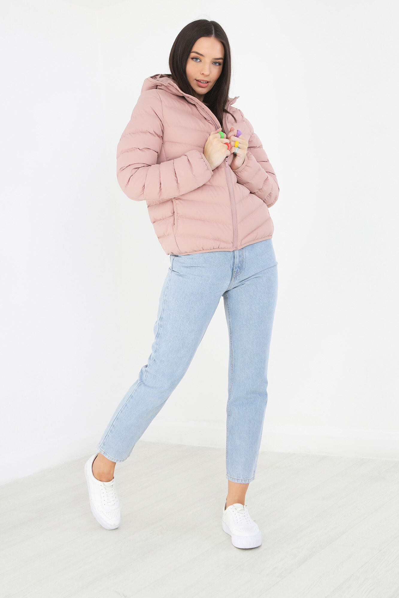 Brave Soul Plum&iacute;fero acolchado con capucha