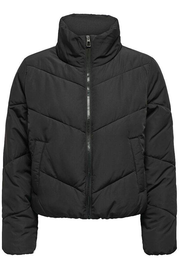 Only Kurze, gepolstert Jacke Schwarz