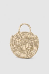 Inside Bolso redondo cuerda yute