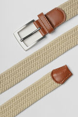Celopman Cinturon Trenzado beige