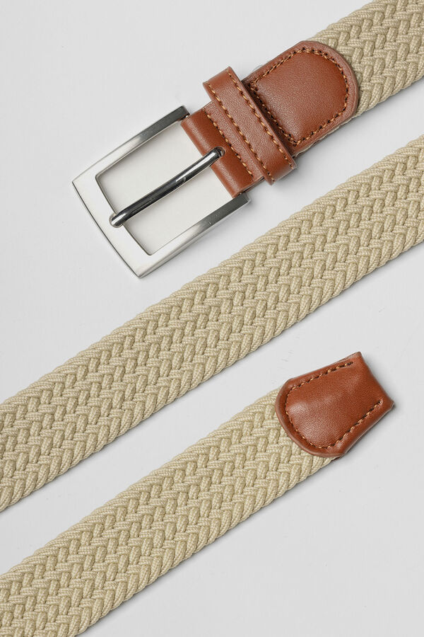 Celopman Cinturon Trenzado beige