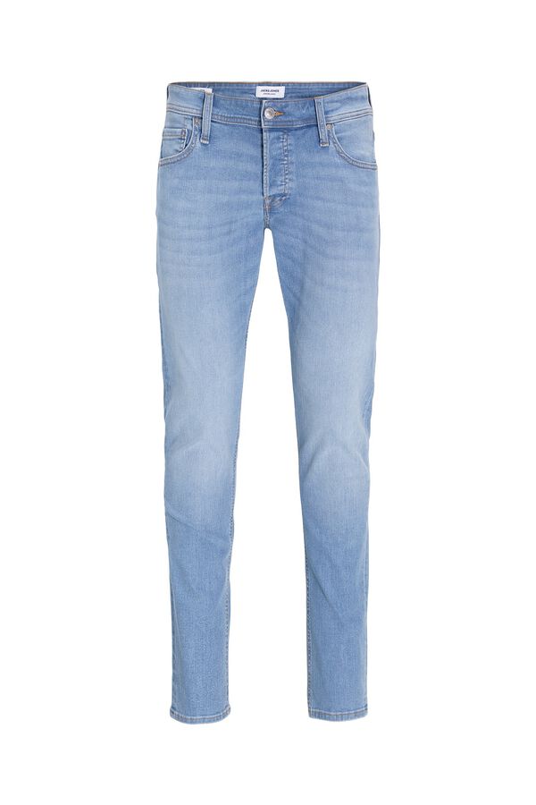 Jack & Jones PLUS Vaquero slim cinco bolsillos azul