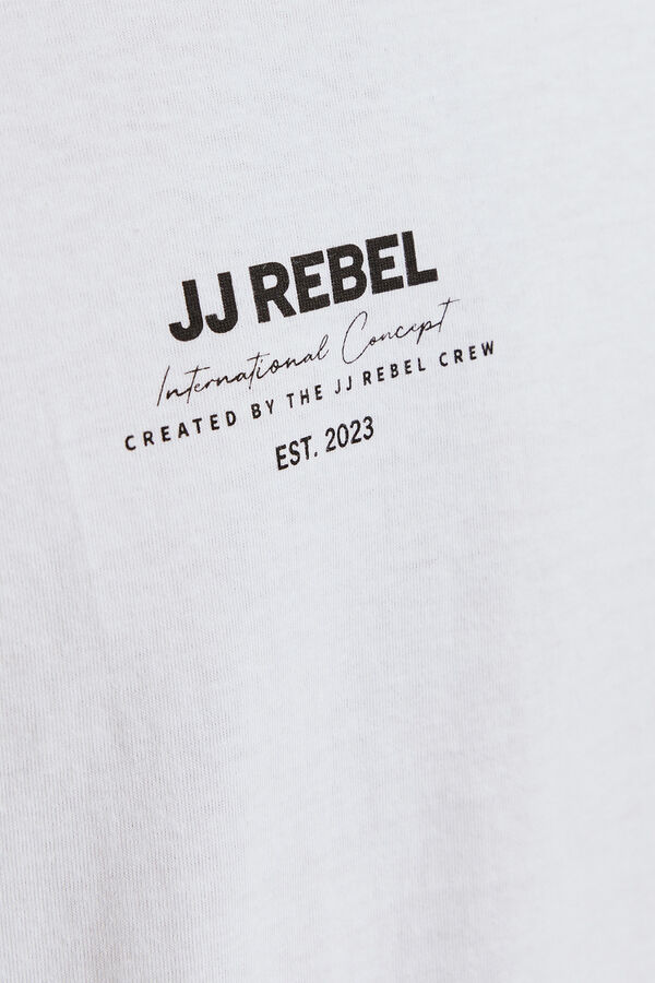 JJ REBEL Camiseta regular fit blanco