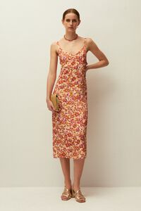 Systemaction Vestido largo estampado